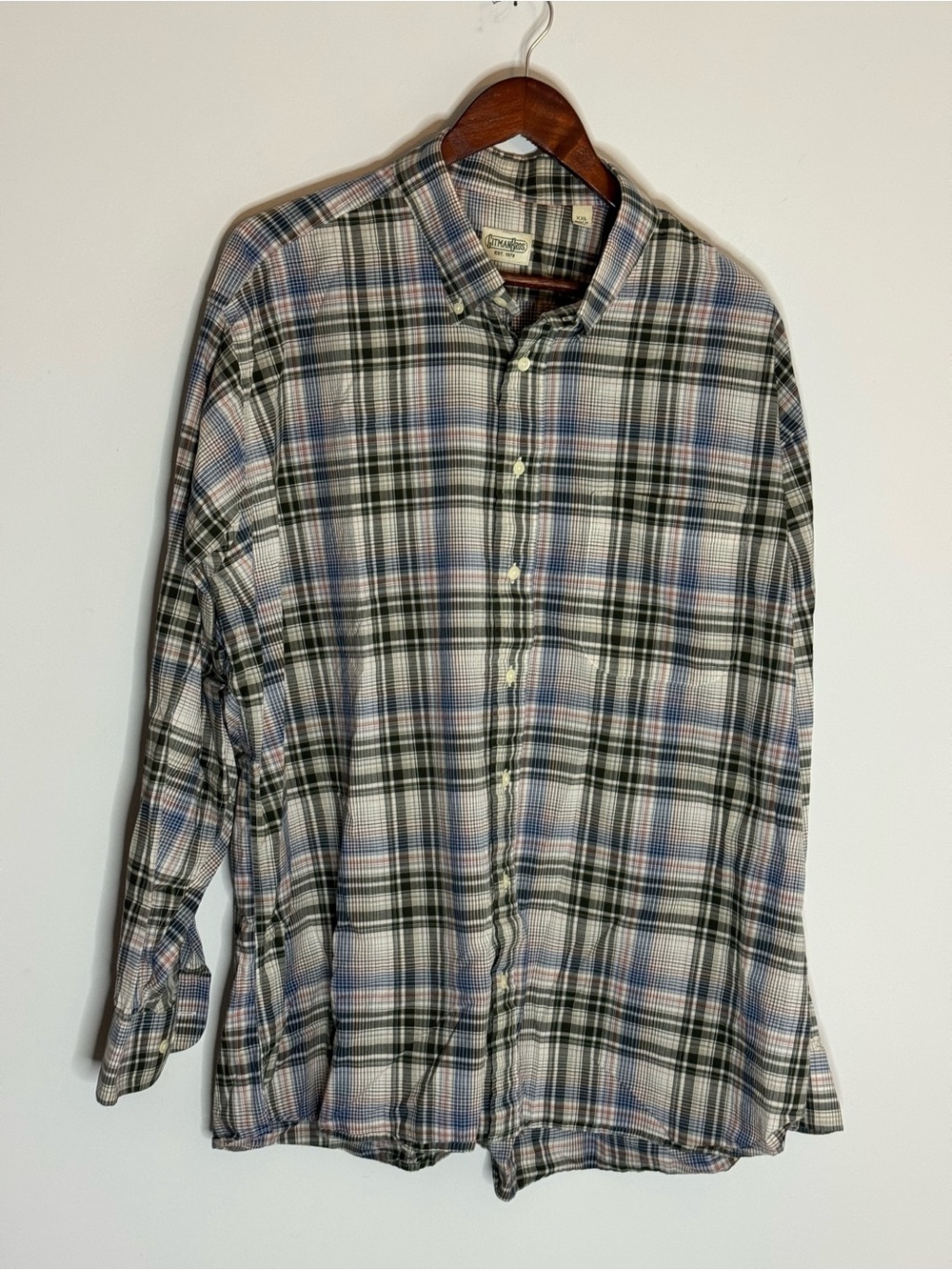 Gitman Brothers Vintage Plaid Button Down XXL